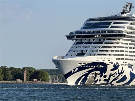 Kreuzfahrtschiff MSC Euribia Erstmals In Kiel Am 10 6 2023 We Love Kiel