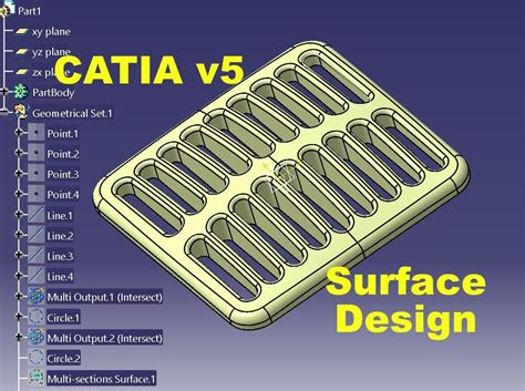 How To Create A Plastic Cover Using Catia V Generative Surface Design