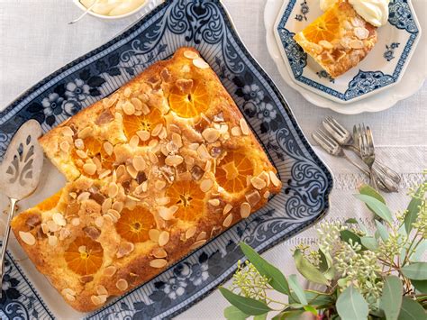 Mix And Bake Slab Cake Mandarin Ginger Cake Great Southern Groves