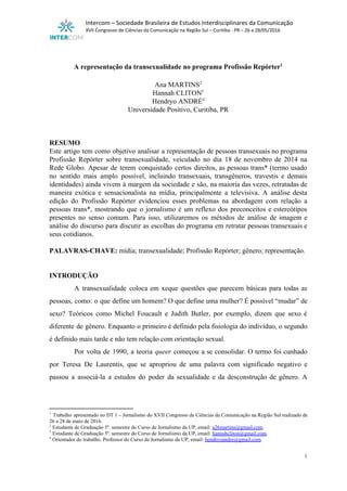 A Transexualidade Na Midia Pdf