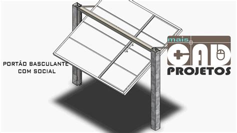 Projeto De Portão Basculante - Projeto De Portão Basculante - RETOEDU