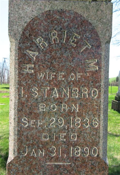 Harriet Maria Bussey Stanbro Find A Grave Memorial