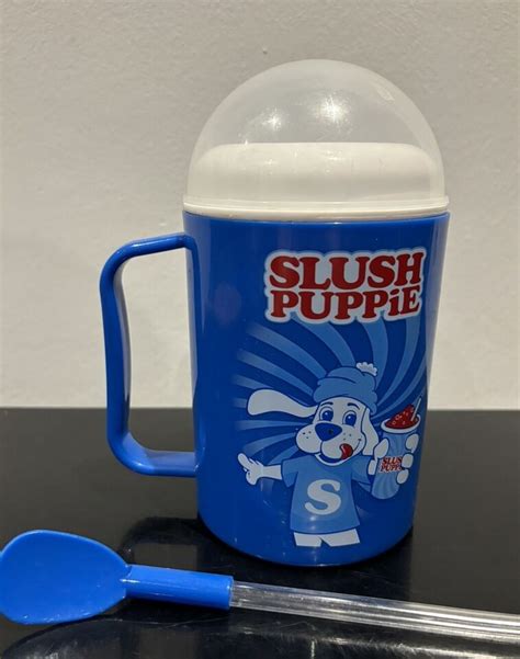 Slush Puppie Official Slushie Making Cup Straw Spoon EBay