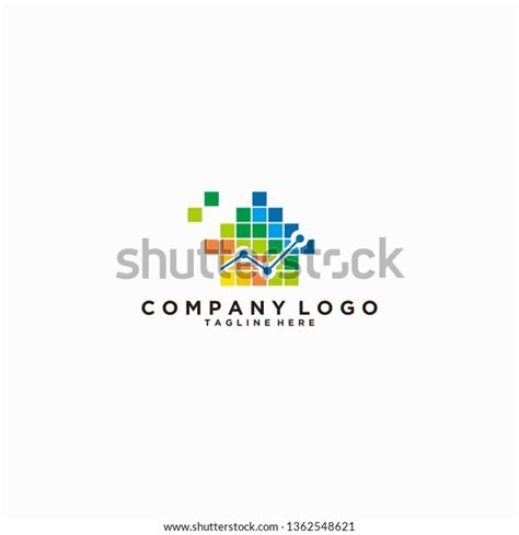 Graphics Home Digital Logos Pixel Home Stock Vector Royalty Free