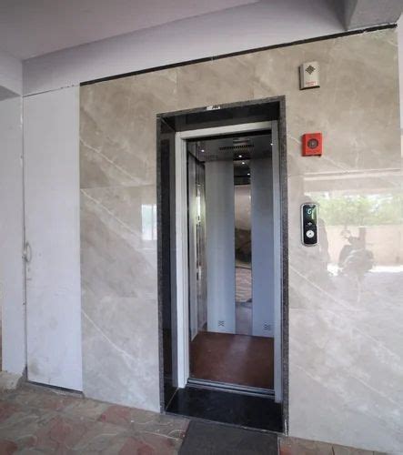 50 Hz Stainless Steel Residential Elevator Maximum Speed 1 5 M Sec