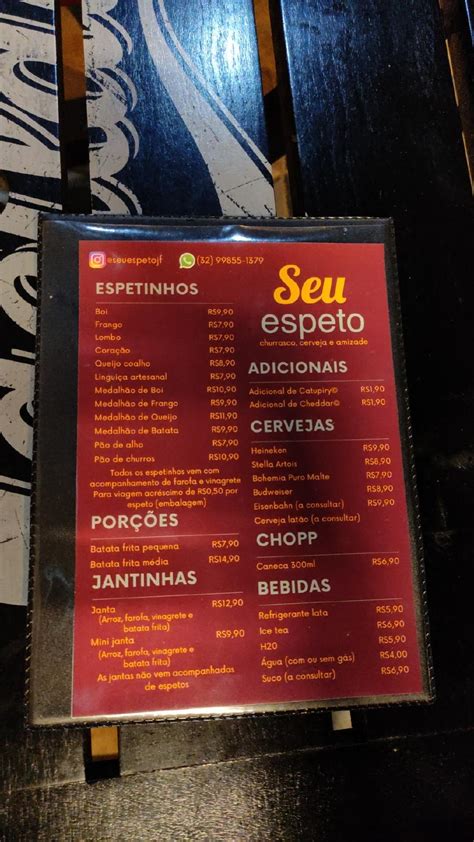 Menu At Seu Espeto Restaurant Juiz De Fora