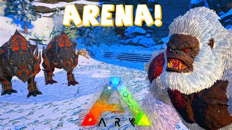 Arena Ark Survival Evolved Megapithecus Boss Arena Location Boss Battle Youtube