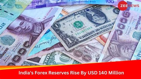 India S Forex Reserves Rise By USD 140 Million To Hit Fresh Peak Of USD