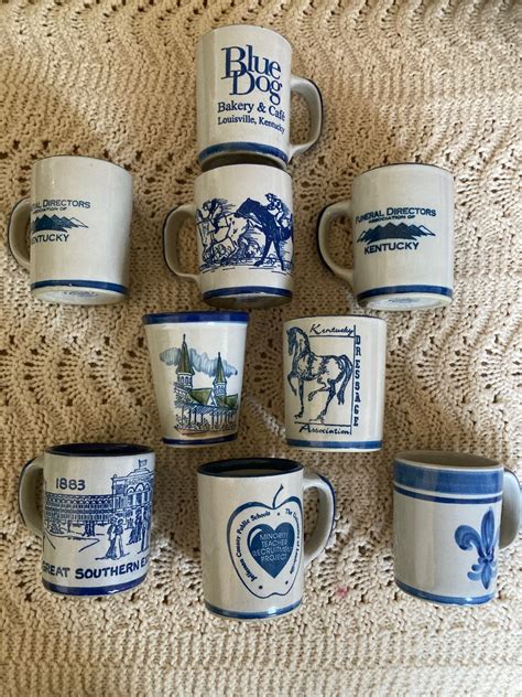 Louisville Stoneware Mugs And Coasters Centennial Jcps Derby Etsy