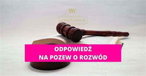 Top 50 Odpowiedź Na Pozew O Rozwód Z Orzekaniem O Winie Wzór Top 27