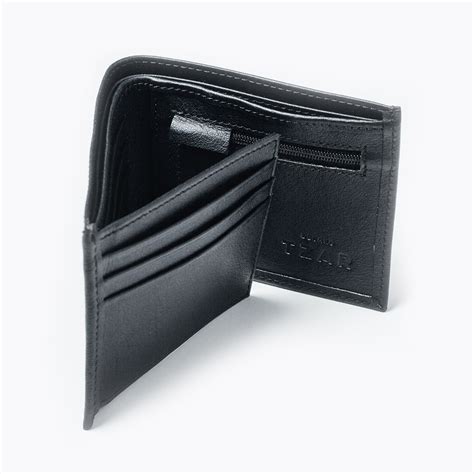 Black leather wallet - DechkoTzar