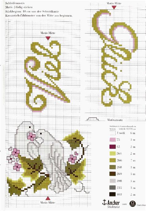 Schemi Punto Croce Per Tovaglia Con Colombe Magiedifilo It Punto