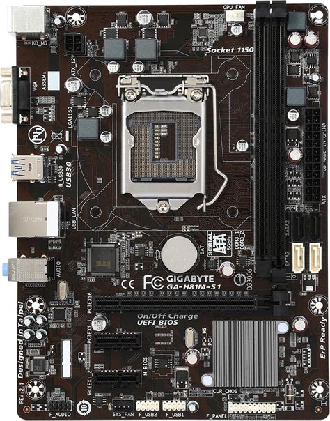 Gigabyte Ga H M S Rev Lga Micro Atx Intel Motherboard