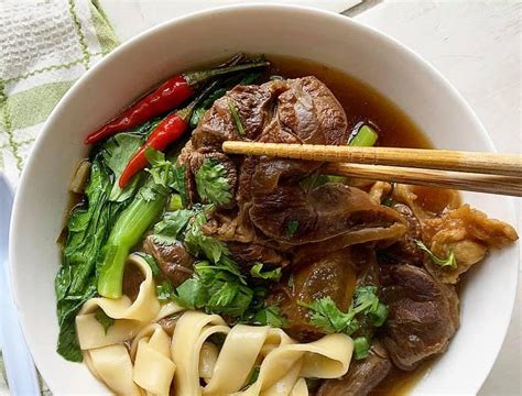 Savory Dumplings Taiwanese Beef Noodle Soup Instant Pot Niu Rou Mian