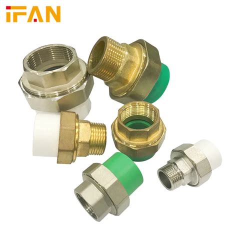 Ifan Ppr Pipe Fittings Male Thread Brass Adaptor Union Buy Ppr Male