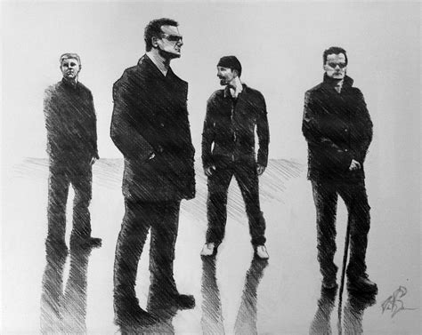 U2 Drawing By Adam Barone