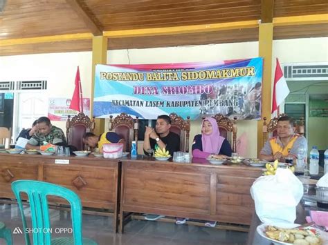 Balai Desa Sriombo Ramai Didatangi Pegawai Kecamatan Polsek Dan