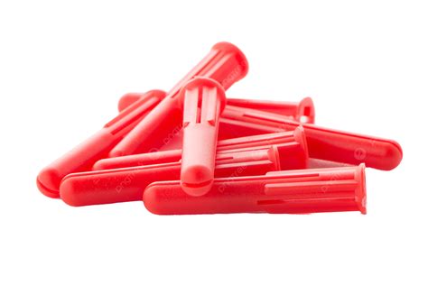 Red Plastic Dowels Small Small White Construction Png Transparent