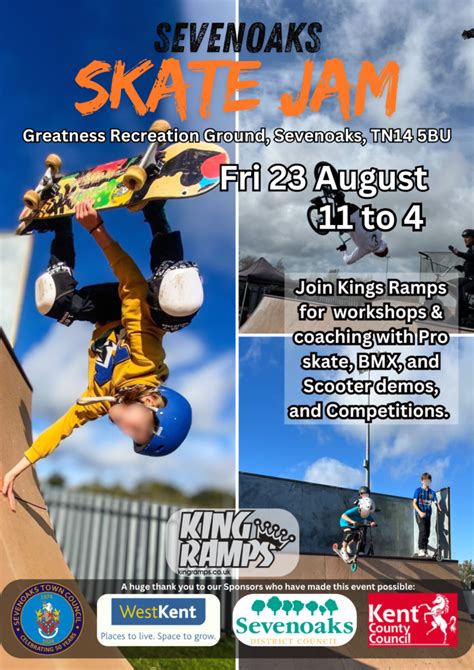 Sevenoaks Skate Jam Skateboard GB Run By Skateboarders For