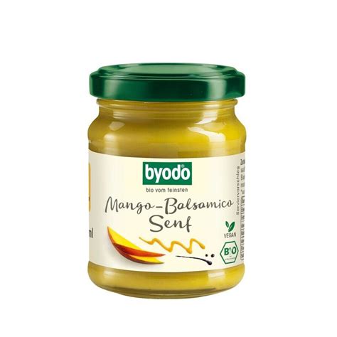 Byodo Byodo Mango Balsamico Senf Fruchtiger Senf Mit Mango Und Fe