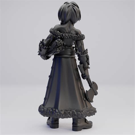 Hot Goblin 斧の少女 ミニチュア ホットゴブリン TRPG 冒険者