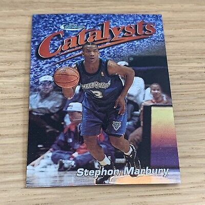 Topps Finest Stephon Marbury Catalysts Minnesota