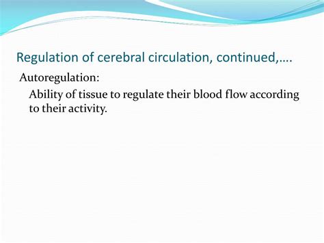 Ppt Cerebral Circulation And Csf Formation Powerpoint Presentation Id