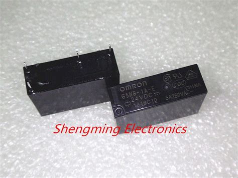 50pcs 4pins 24v G5nb 1a E 24vdc 5a 250vac Omron Relay Ebay