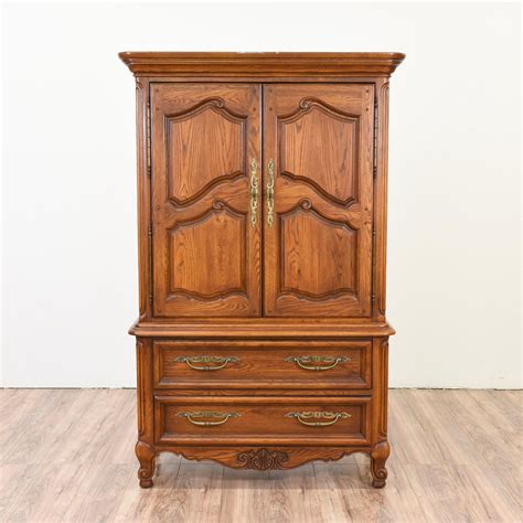 This Large Thomasville Armoire Is Featured In A Country French