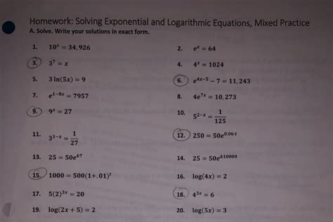 Algebra Solving Equations Mixed Practice Tessshebaylo