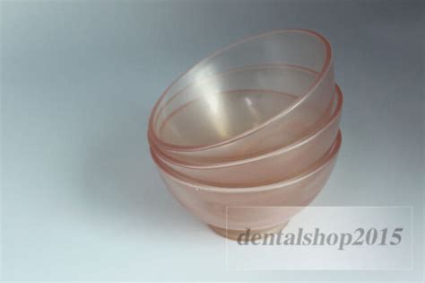 3pcs Dental Mixing Bowl Flexible Alginate Lab 280ml Silicone Rubber