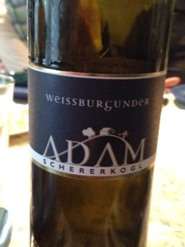 Adam Schererkogl Weissburgunder Vivino Us