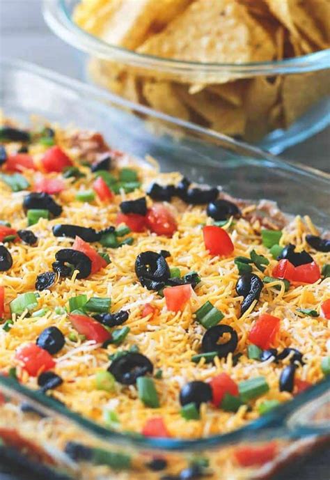 The BEST Tex Mex 7 Layer Bean Dip The Kitchen Magpie