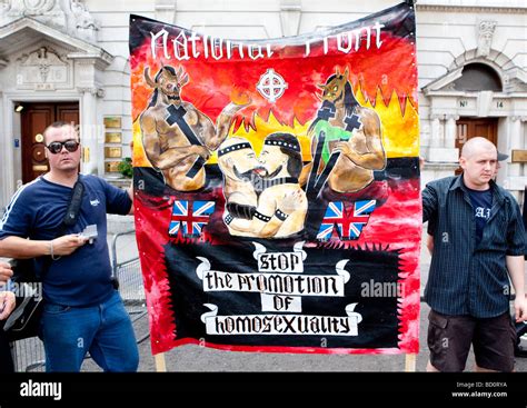 The National Front At Gay Pride London UK Stock Photo - Alamy