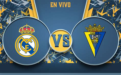 Real Madrid vs Cádiz EN VIVO Juego de LaLiga Española 2021 Mediotiempo