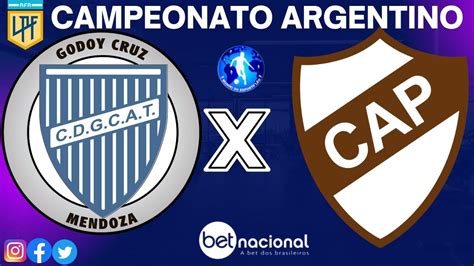 Godoy Cruz X Platense L Campeonato Argentino Ao Vivo