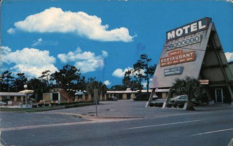 Oleander Motel Brunswick, GA Postcard