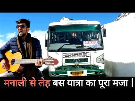 Hrtc Delhi Leh Bus Starts After Months Ladakh Vlog