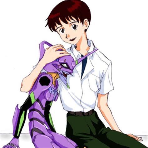 A Person Sitting On The Ground Next To A Purple Robot With His Arm Around Him