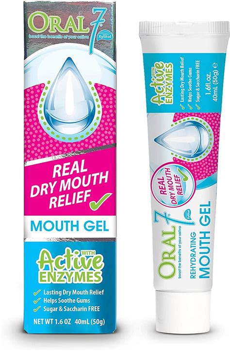 Oral7 Dry Mouth Gel With Enzymes Lasting Relief For Dry Mouth