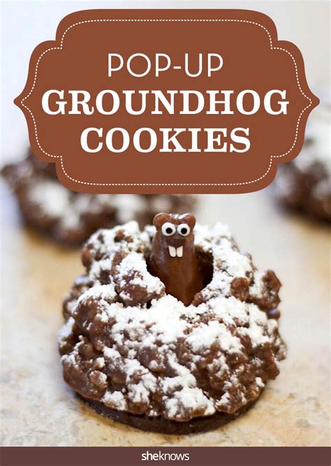 Celebrate Groundhog Day With These Adorable Pop Up Groundhog Cookies