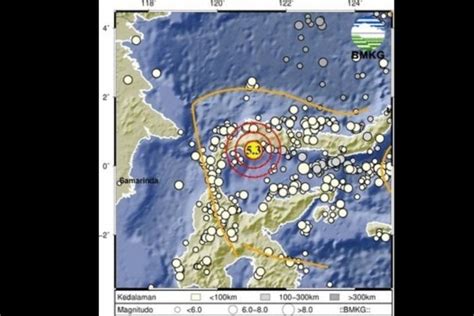 Bmkg Gempa Bermagnitudo Guncang Parigi Moutong Sulteng Antara News