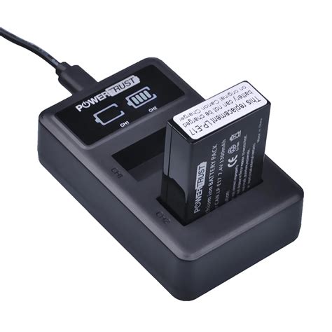 1x Lp E17 Lpe17 Lp E17 1300m Camera Battery Led Usb Dual Charger For