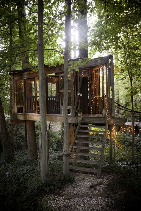 Enchanting Trio Of Treehouses Each Have A Uniquely Cozy Feel