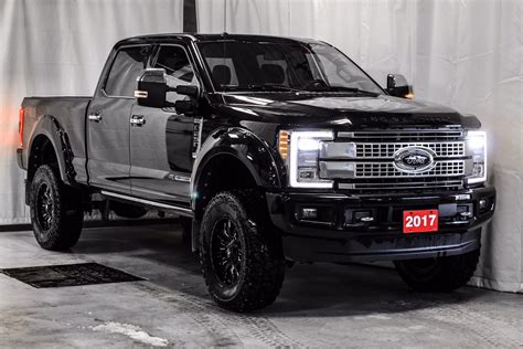 Used 2017 Ford F 250 4x4 Crew Cab Platinum 176 Wb Shadow Black In