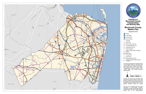 Monmouth County Road Map - Camila Violante