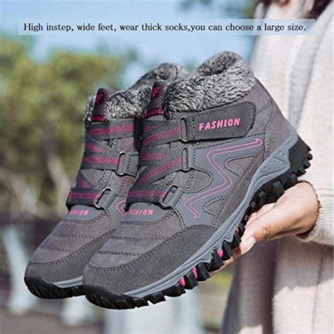 Gracosy Bottes De Neige Femme Filles Chaussures De Sports Randonn E