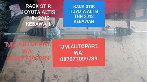 Jual Rack Steer Stir Steering Corolla Altis Kebawah Oeiginal Merk