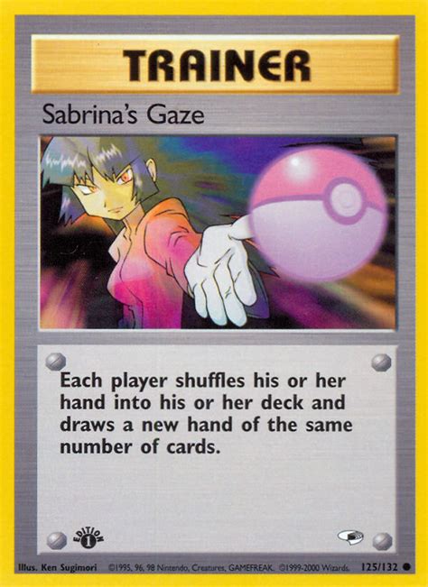 Sabrinas Gaze 125132 Gym Heroes Gym Heroes Pokemon Trading Card