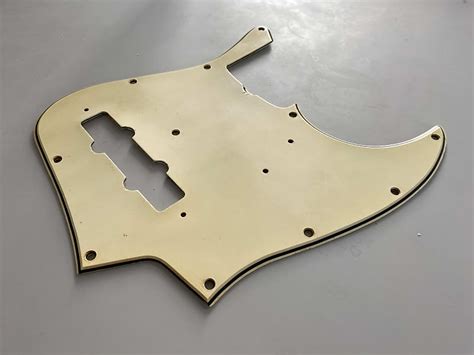 Fender Vintage Jazz Bass Pickguard Parchment S Reverb